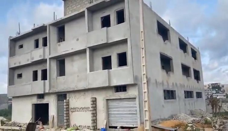 Immeuble R+3 en gros œuvre